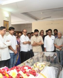 Pics: Celebs Pay Tribute To K Vishwanath garu