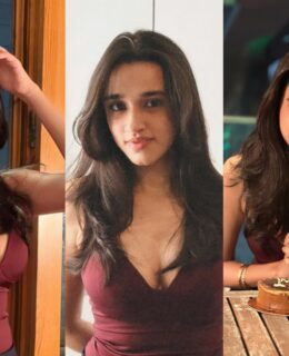 Nuvveksha Serves Heat In Sleek Brown Straps